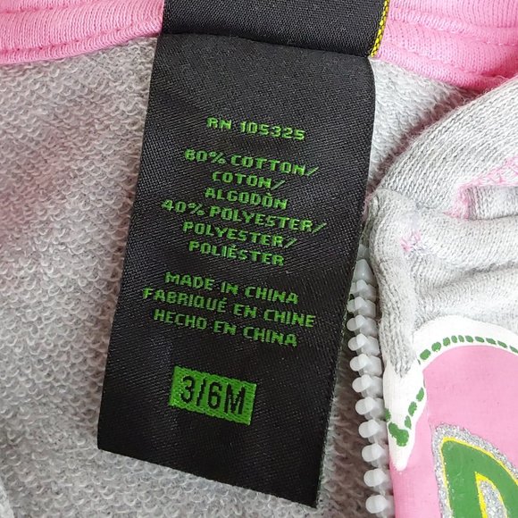 JOHN~DEERE HOODIE JACKET,BODY SUIT & PANTS 3-PIECE COMPLETE OUTFIT - Picture 6 of 16